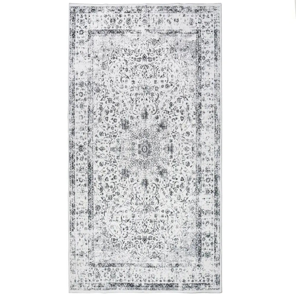 Aliya Washable Rug - Grey