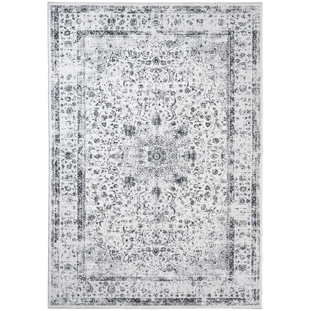 Aliya Washable Rug - Grey