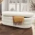 Altu Upholstered Bench with Storage - Cream, Boucle