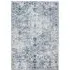 Amara Vintage Non Slip Rug - Blue, Synthetic Wool