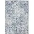 Amara Vintage Non Slip Rug - Blue, Synthetic Wool