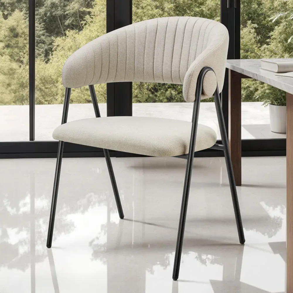 Bedano Set of 2 Dining Chairs - Greige image