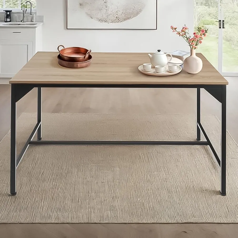 Belfast 2 Seater Rectangular Dining Table - Oak Sonoma image