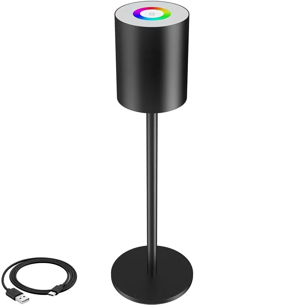 Corly Rechargeable Dimmable Table Lamp - Black image