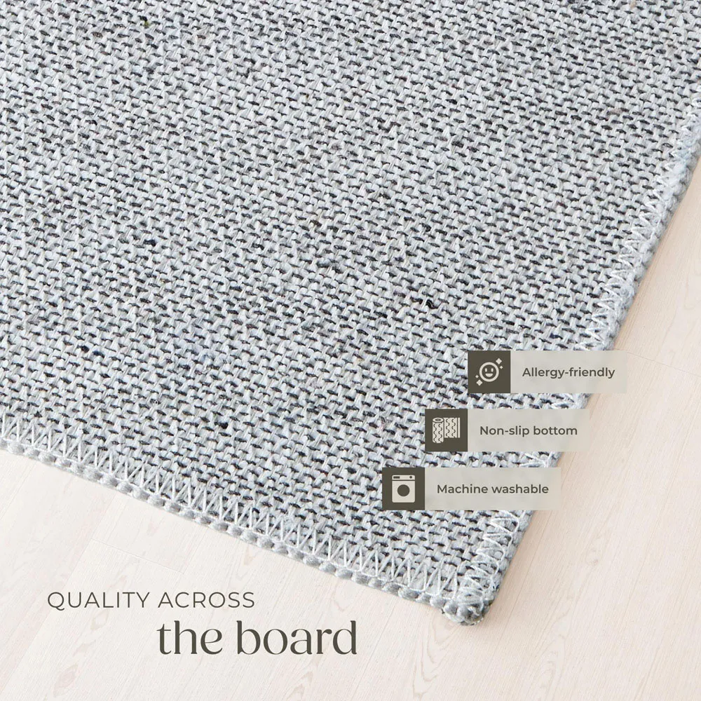 Dalia Non-Slip Washable Rug - Cream