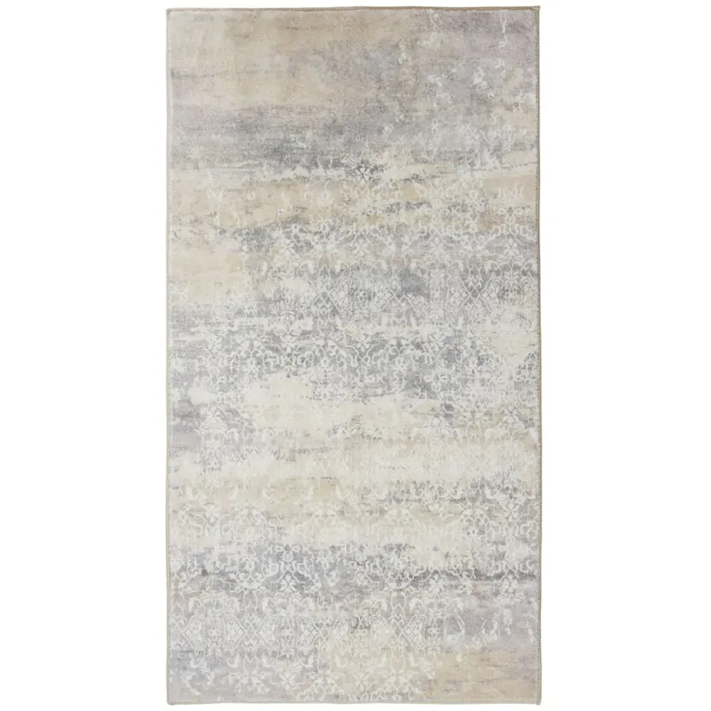 Dalia Non-Slip Washable Rug - Cream image