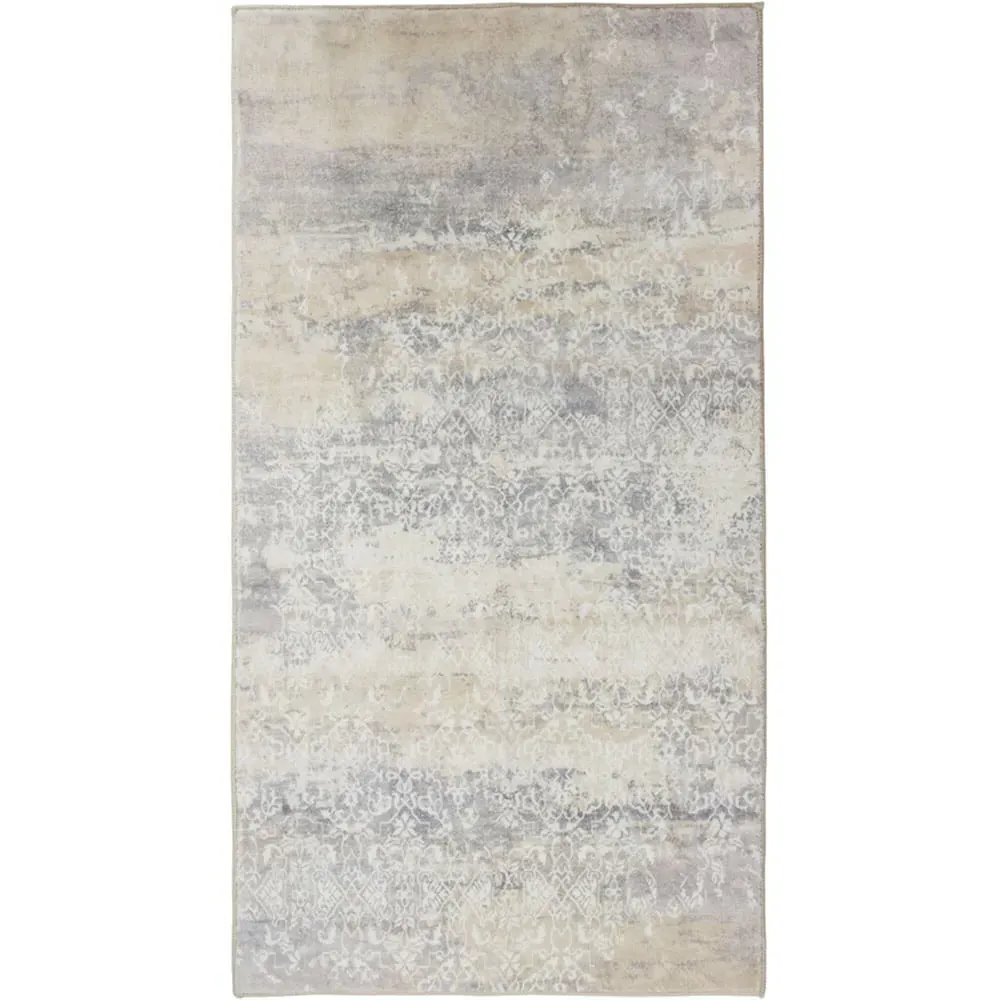 Dalia Non-Slip Washable Rug - Cream