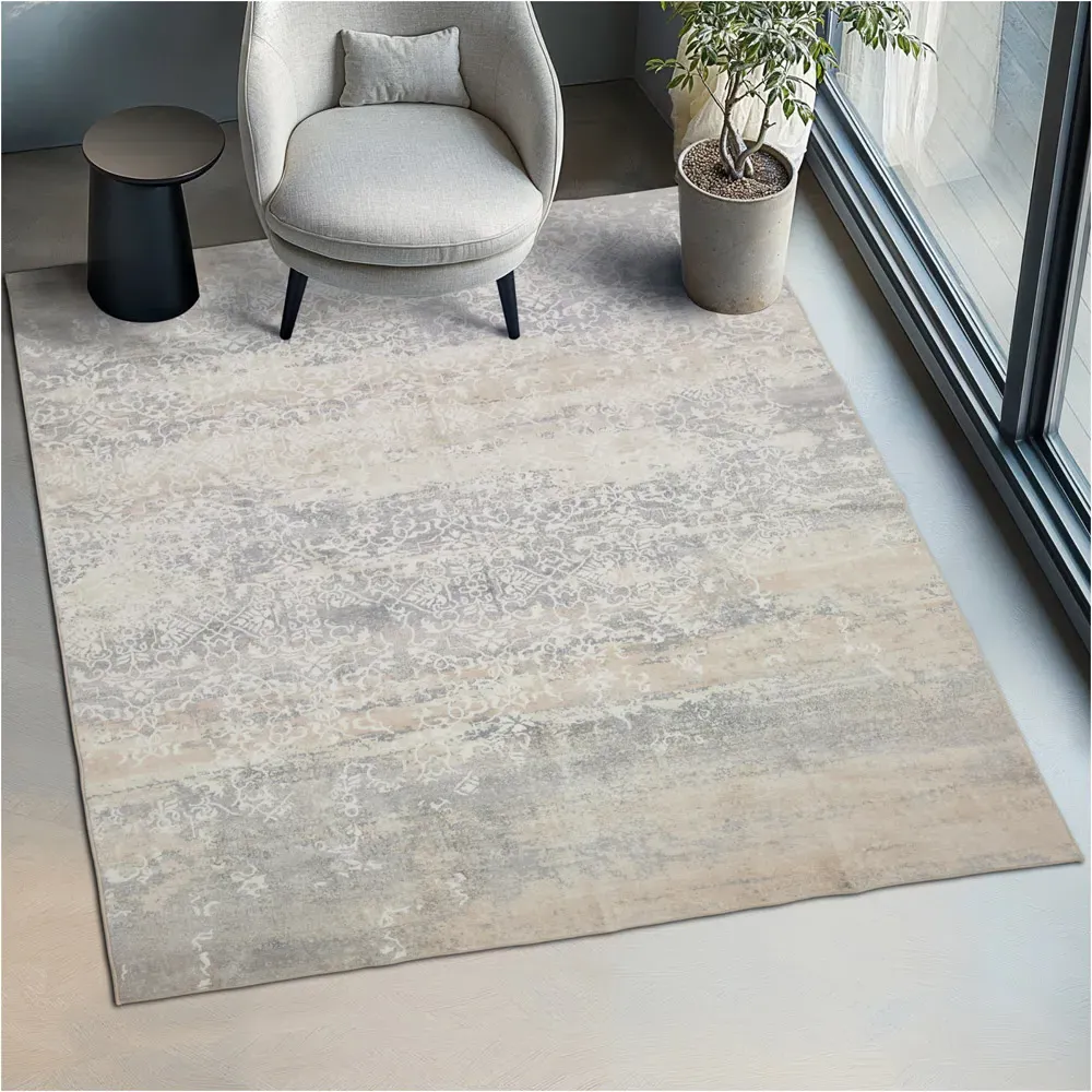 Dalia Non-Slip Washable Rug - Cream