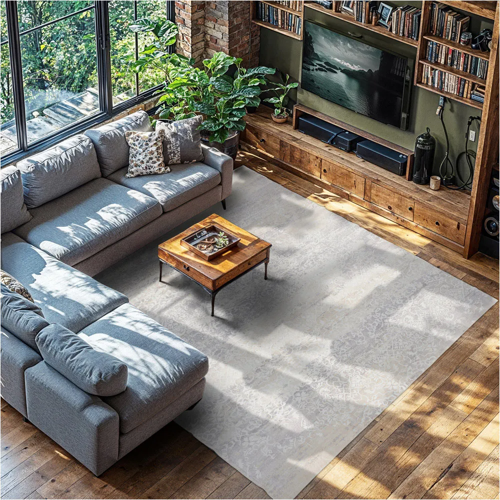 Dalia Non-Slip Washable Rug - Cream