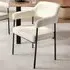 Doe Set of 2 Velvet Armchairs - Off-White