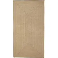 Easy Care Woven Rug - Brown, Jute