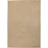 Easy Care Woven Rug - Brown, Jute