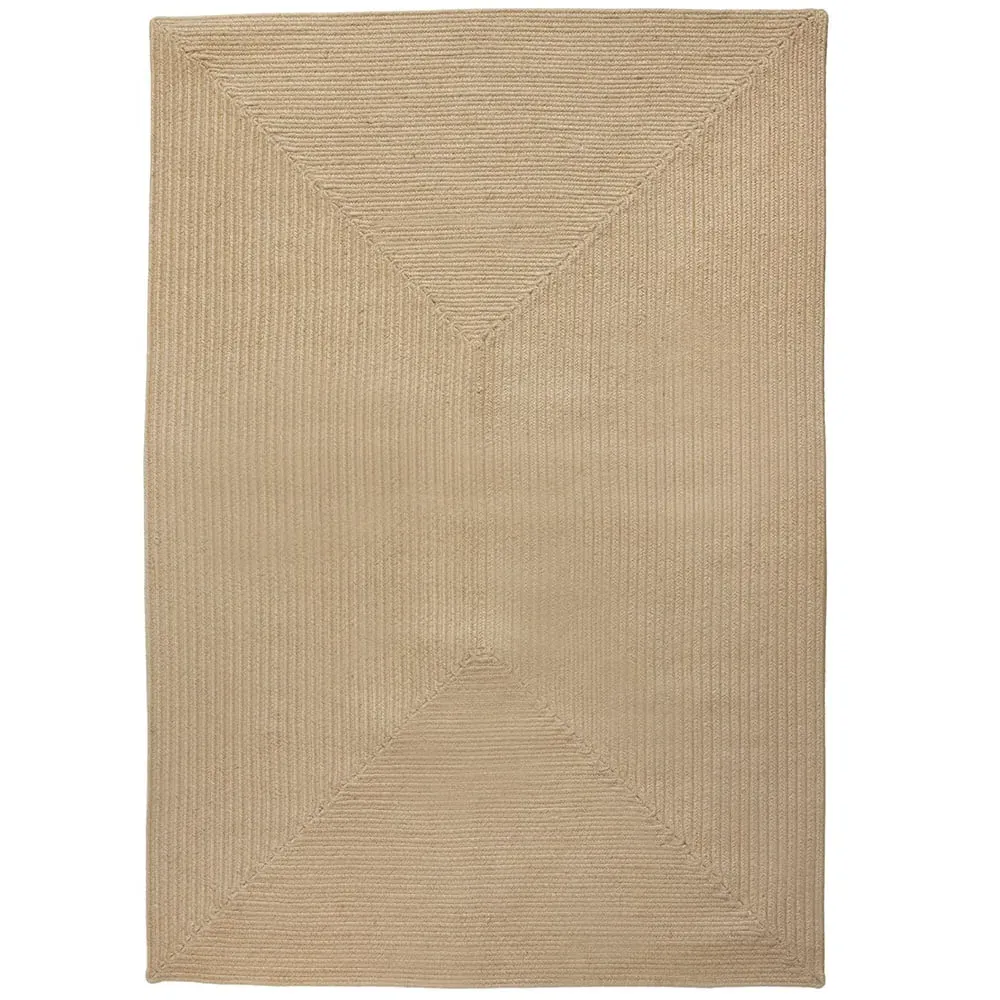 Easy Care Woven Rug - Brown, Jute