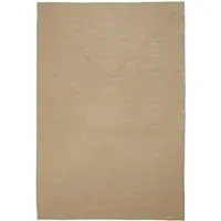 Easy Care Woven Rug - Brown, Jute