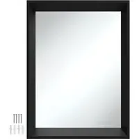 Elina Rectangular Wall Mirror - Black