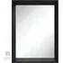 Elina Rectangular Wall Mirror - Black