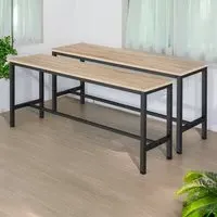 Fairfield Set of 2 Bench - Oak Sonoma