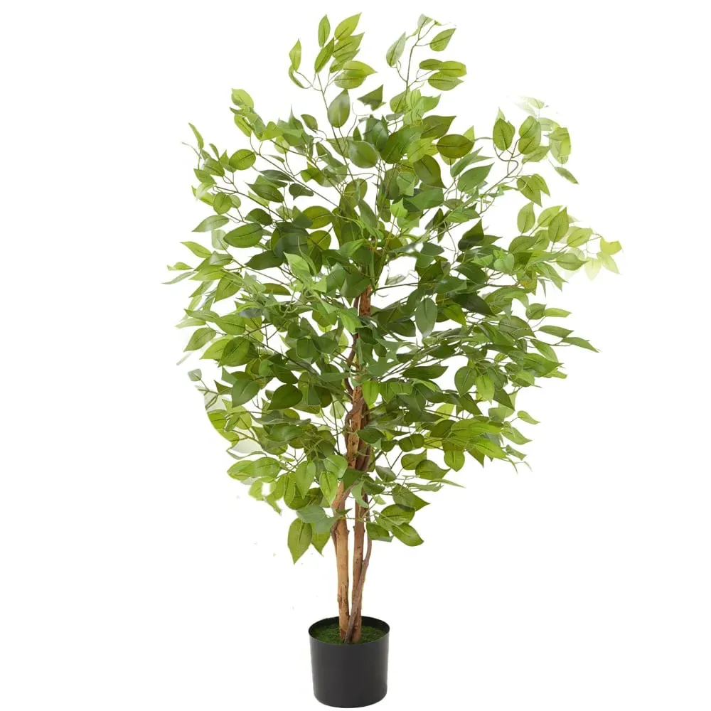 Fida 120cm Artificial Ficus Tree in Pot - Green image