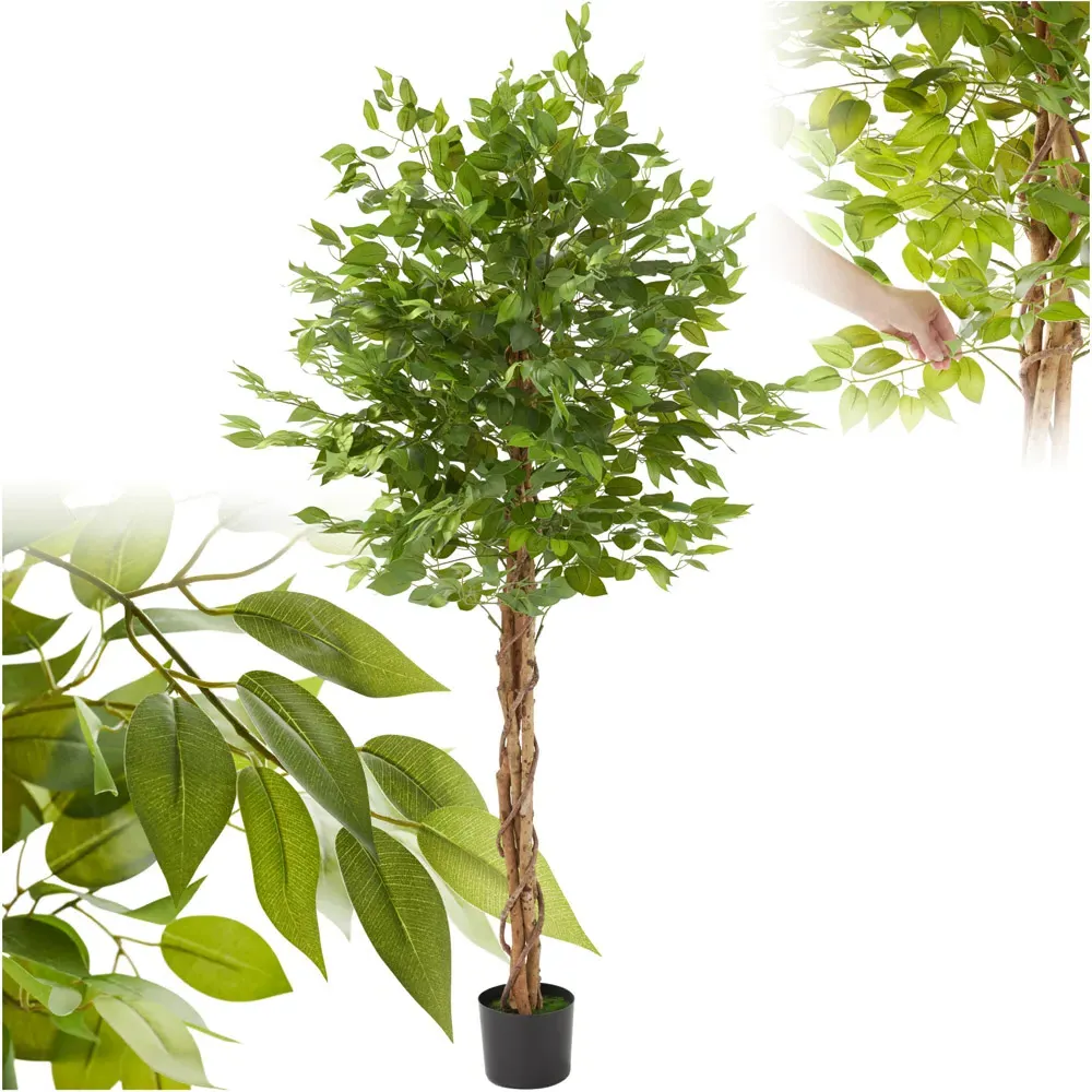 Fida 180cm Artificial Ficus Tree in Pot - Green
