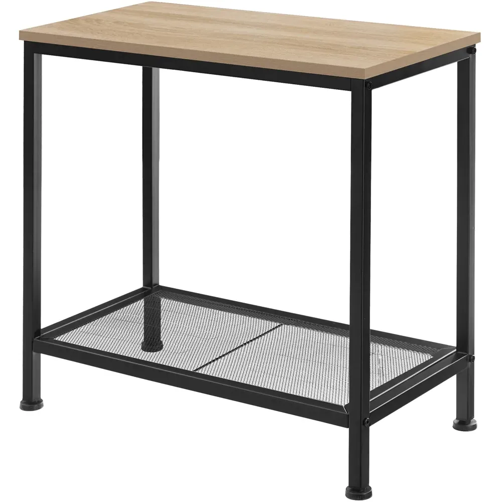 Filton Single Bedside Table - Brown, Oak