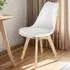 Frederikke Set of 6 Ergonomic Dining Chairs - White
