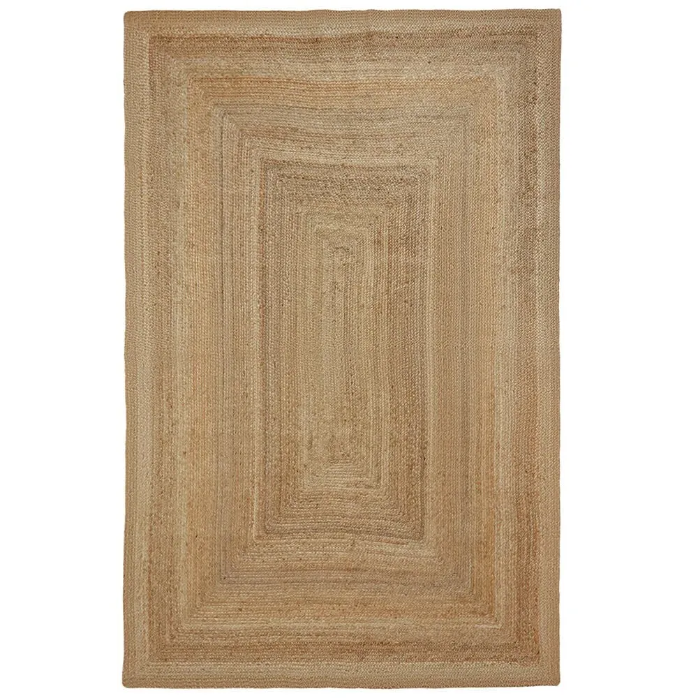 Glim Large Jute Woven Rug - Brown