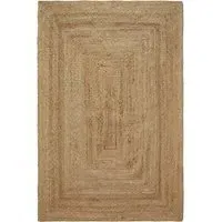 Glim Medium Jute Woven Rug - Brown