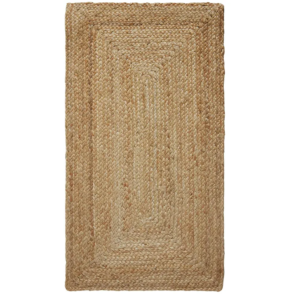 Glim Small Jute Woven Rug - Brown image