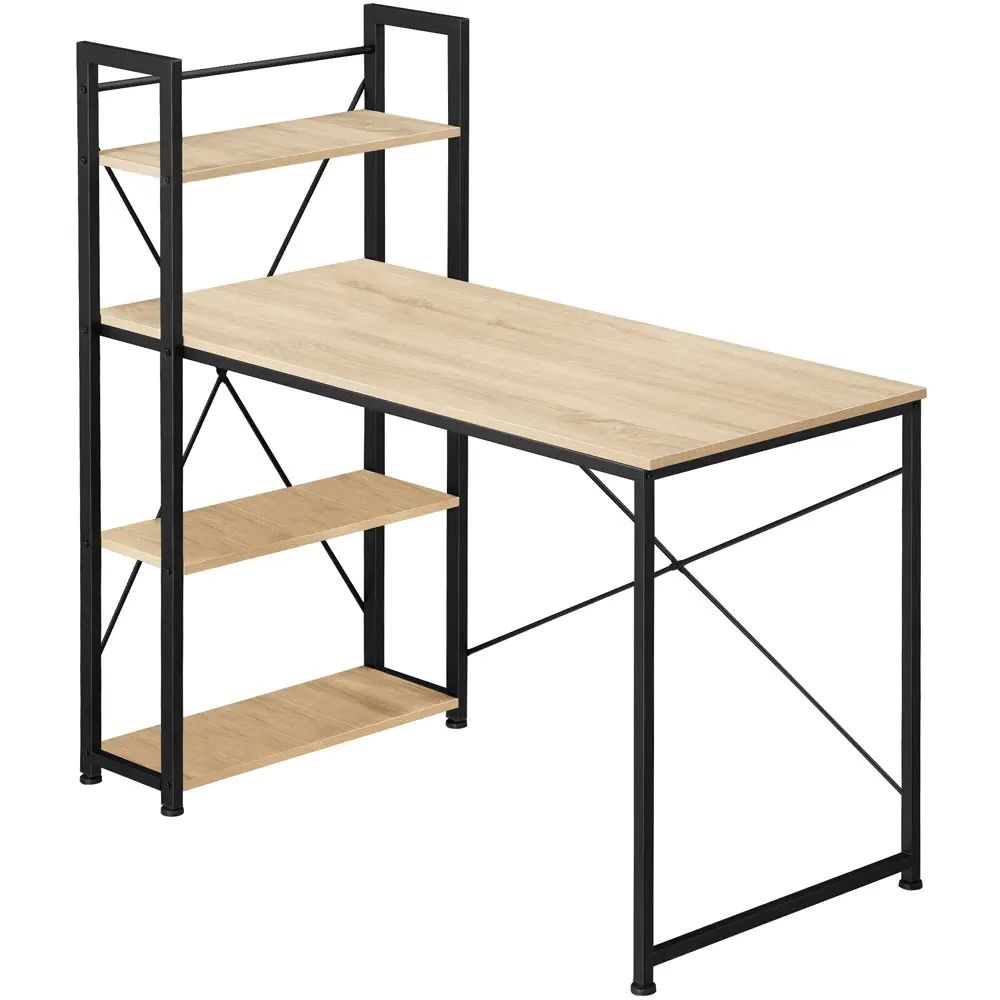 Hershey 3 Compartment Desk - Oak Sonoma