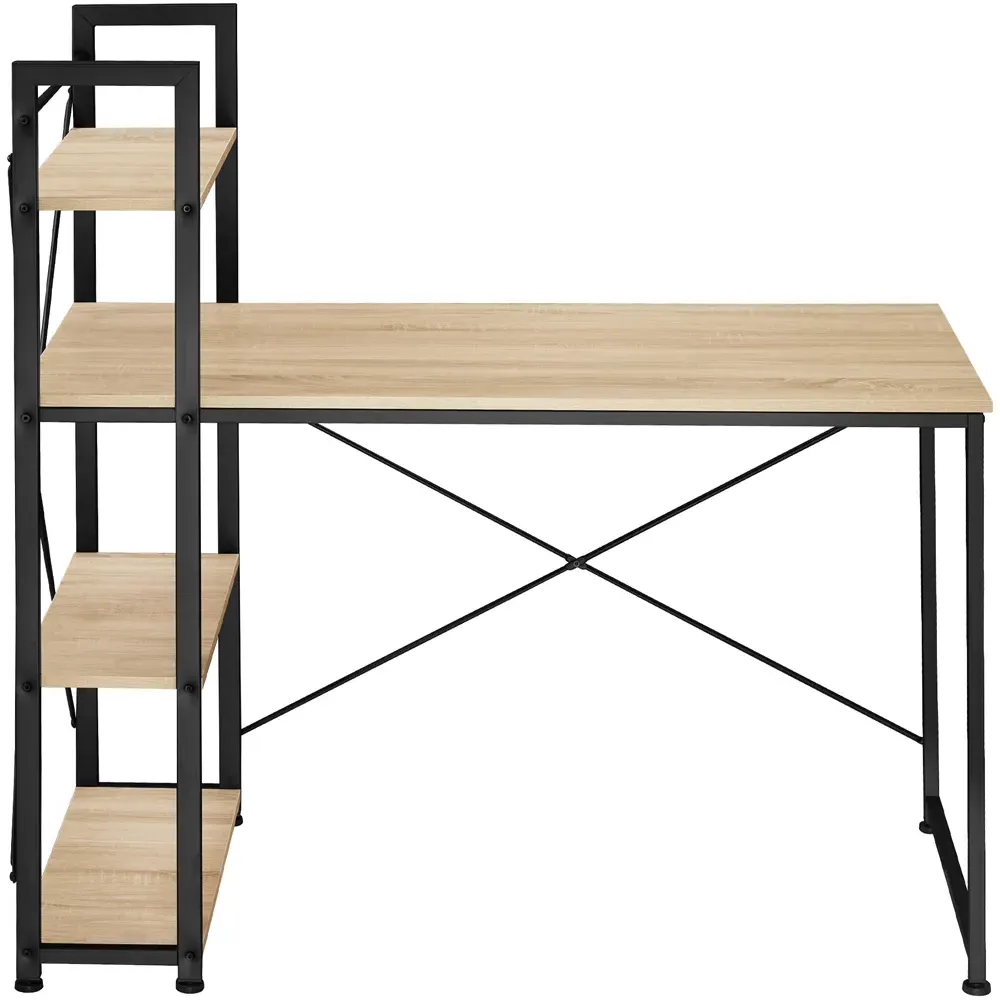 Hershey 3 Compartment Desk - Oak Sonoma