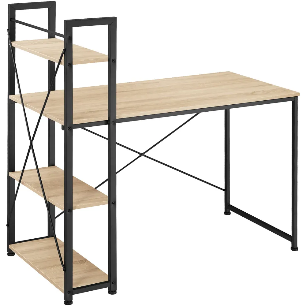 Hershey 3 Compartment Desk - Oak Sonoma