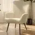 Hygge Padded Armchair - Cream, Boucle