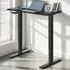 Idun Height Adjustable Desk Frame - Black