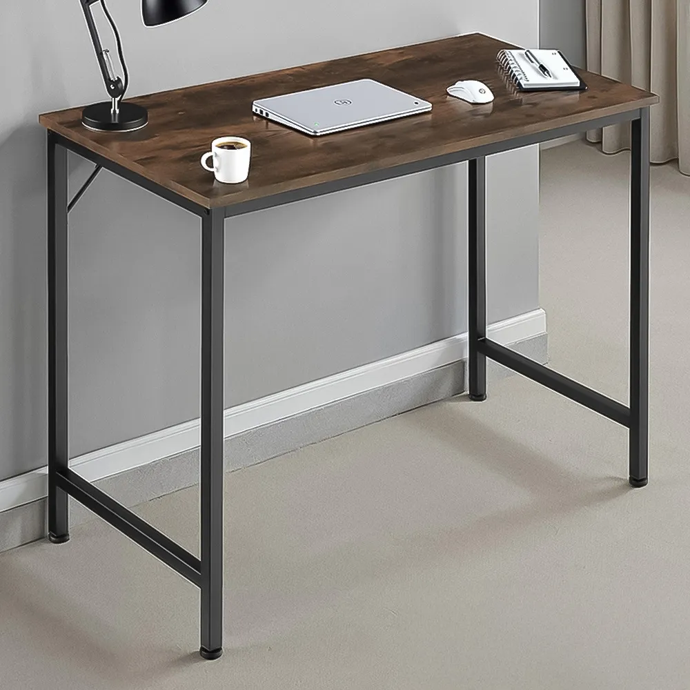 Jenkins Compact Office Desk - Brown, Dark Wood image