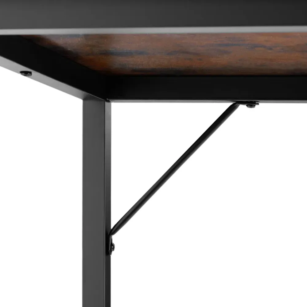 Jenkins Office Desk - Brown, Dark Wood