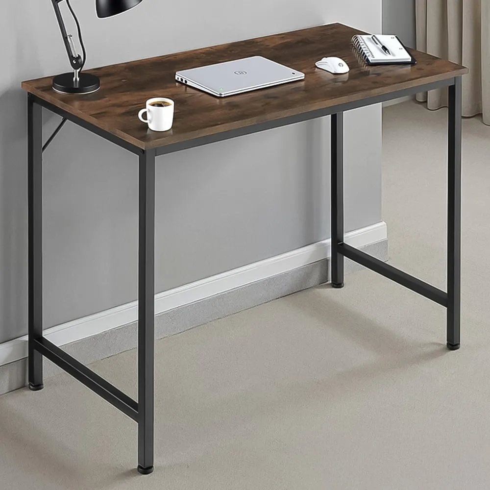 Jenkins Office Desk - Brown, Dark Wood