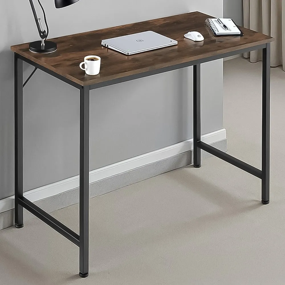 Jenkins Office Desk - Brown, Dark Wood