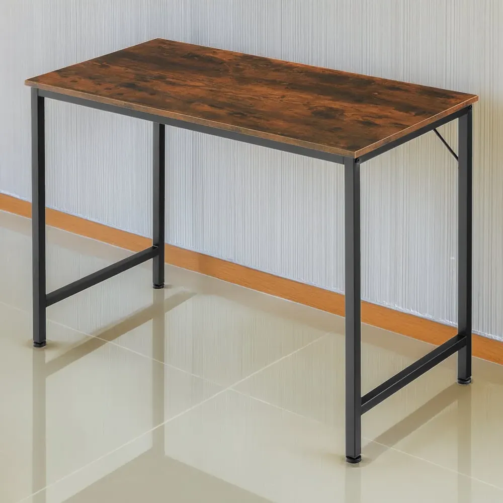 Jenkins Office Desk - Brown, Dark Wood