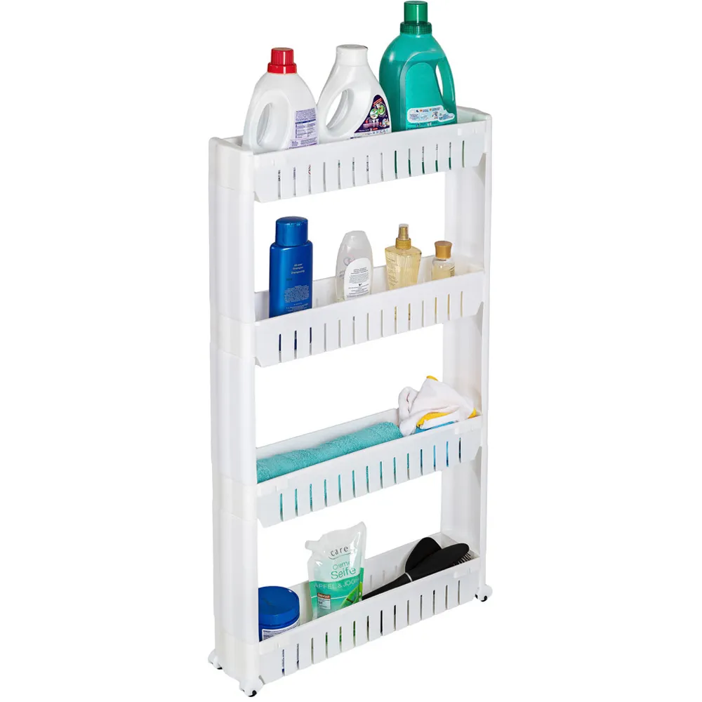 Joe 4 Shelf Alcove Storage Shelf - White