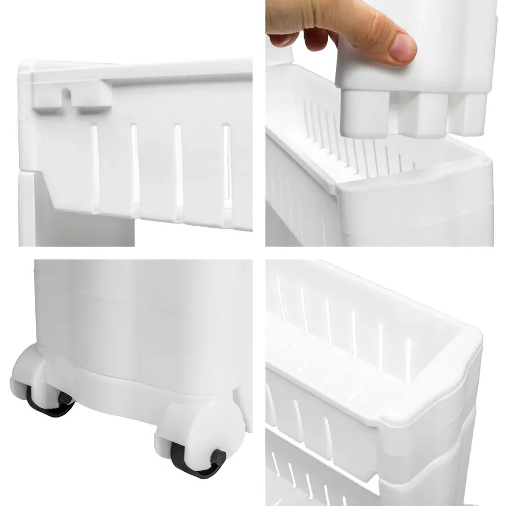 Joe 4 Shelf Alcove Storage Shelf - White