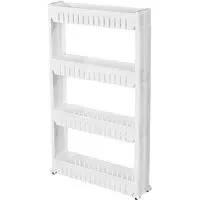 Joe 4 Shelf Alcove Storage Shelf - White