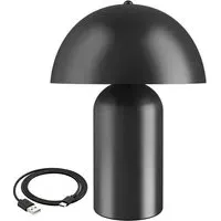 Kade Battery Powered Table Lamp - Black, Steel