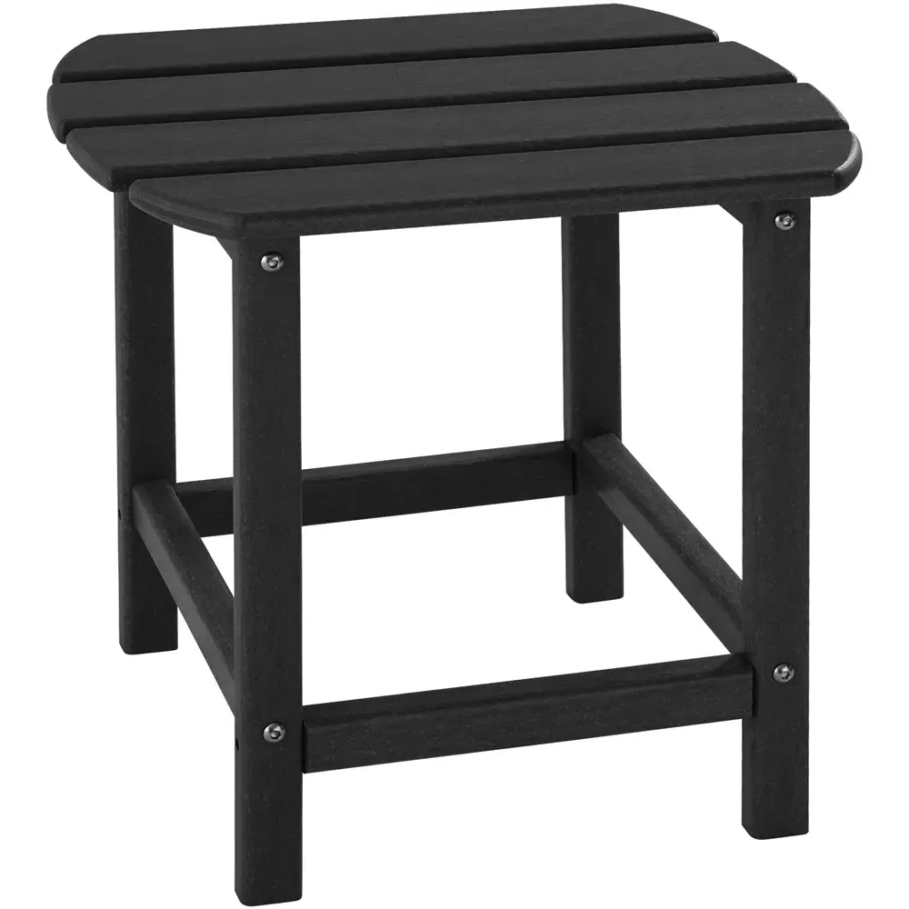 Kamala Side Table - Black, Wood Look
