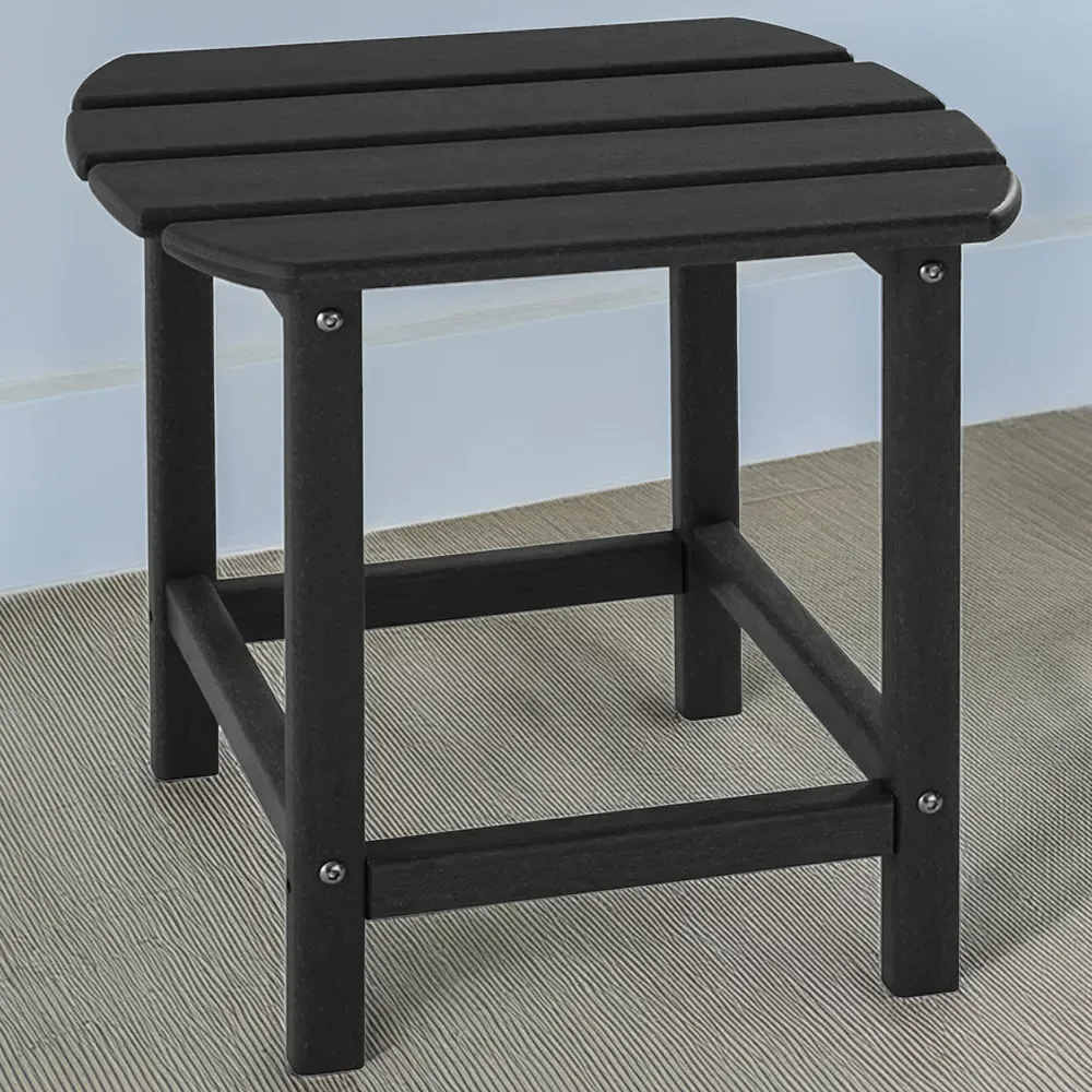 Kamala Side Table - Black, Wood Look image