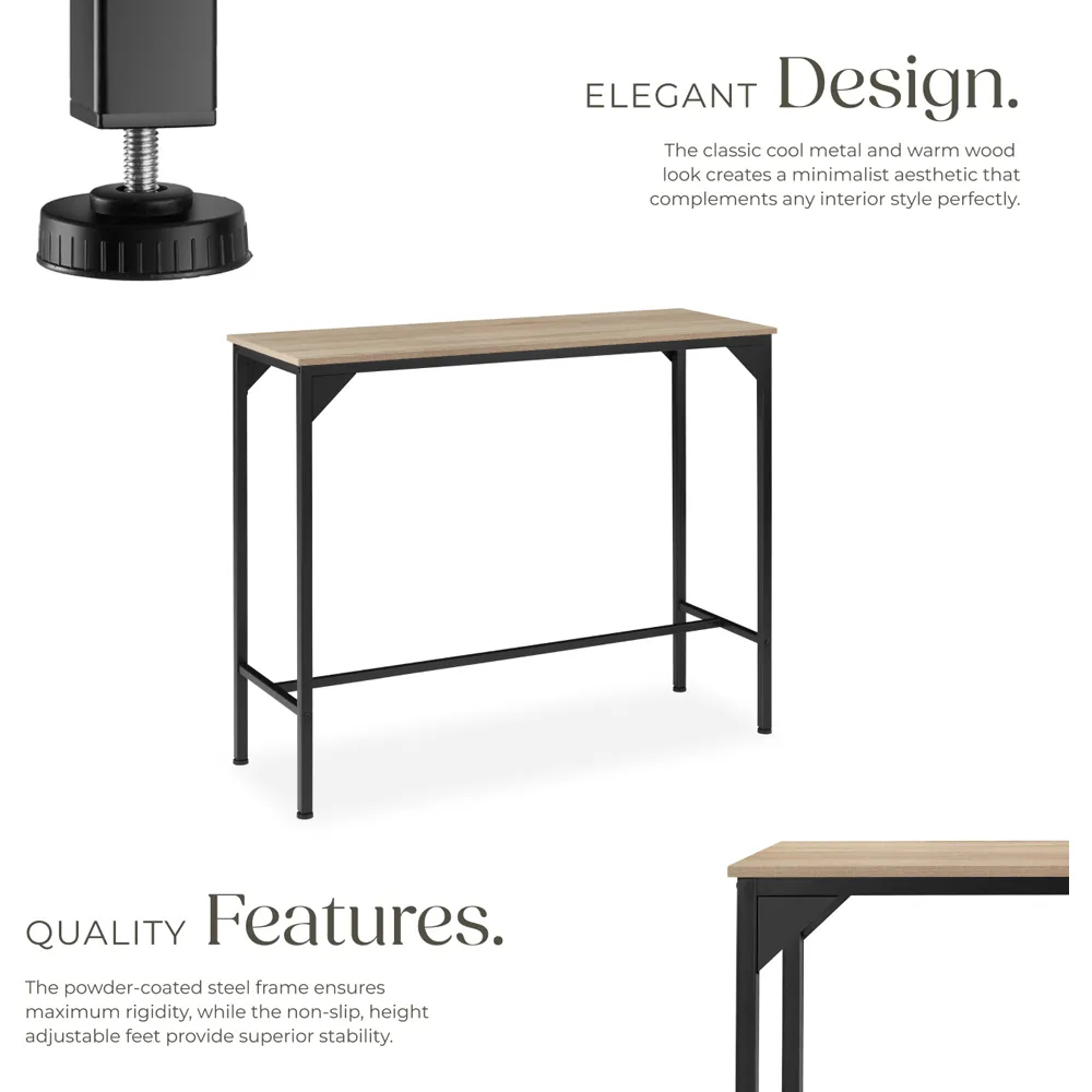 Kerry 2 Seater High Dining Table - Oak Sonoma