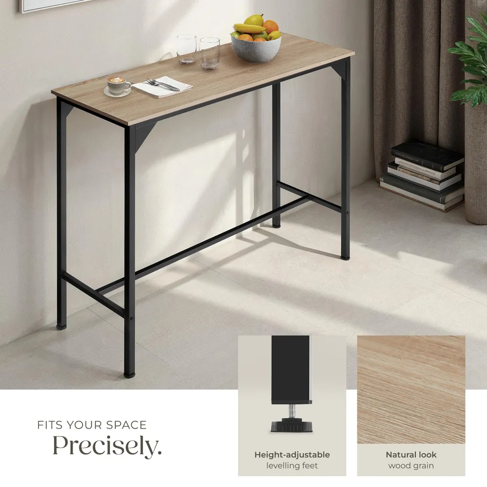 Kerry 2 Seater High Dining Table - Oak Sonoma