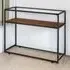 Kilkenny 2 Shelf Console Table - Brown, Glass
