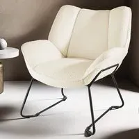 Kjeld Boucle Armchair - Cream