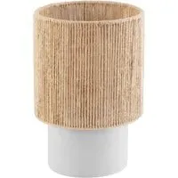 Klea Boho Table Lamp - Brown, Jute
