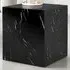 Lasley Cube Coffee Table with Storage - Black, Marble Look